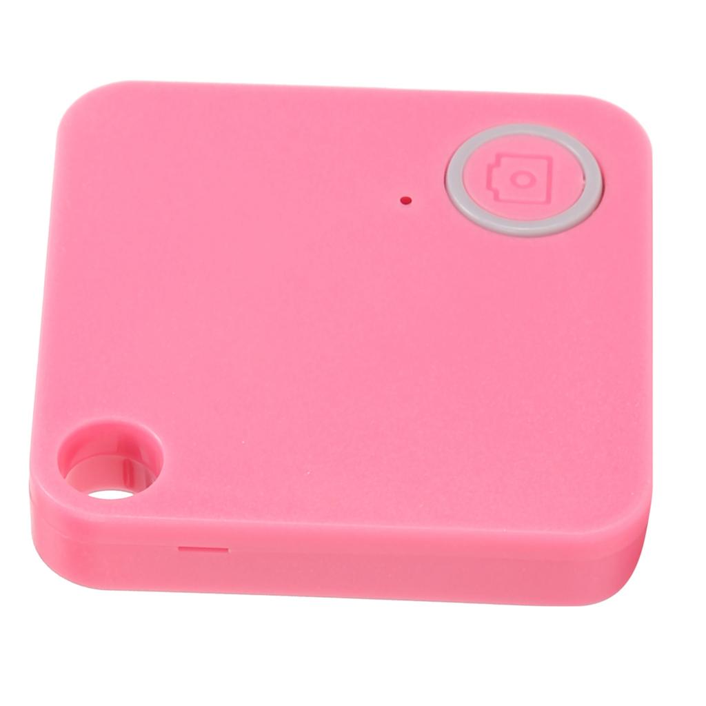 Bluetooth Tracking Device AntiLost Key Finder Item Locator AntiTheft Alarm for Children Pets Wallet(Pink )