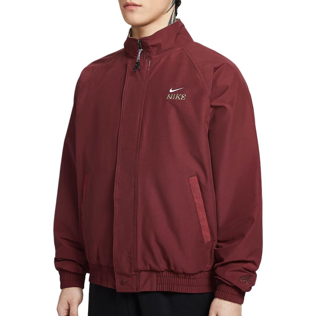 Nike Club FW25 Year Of The Horse Limited Edition Loose Fit Stand Collar Zip Fleece Woven Long Sleeve Jacket Men Jackets IQ3705613