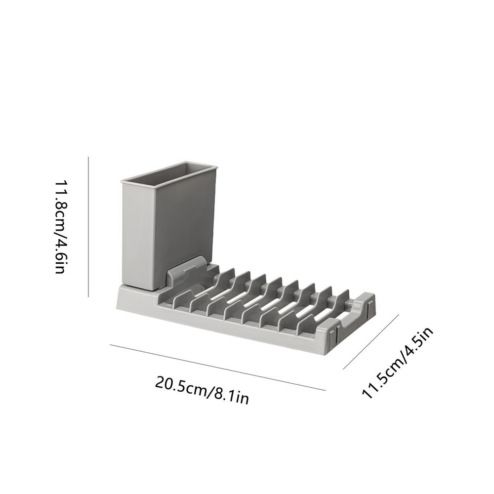 Folding Dish Drying Rack Utensils Drainer Racks Kitchen Organizer Multifunctional Storage Rack Household Dish Stand for Kitchen