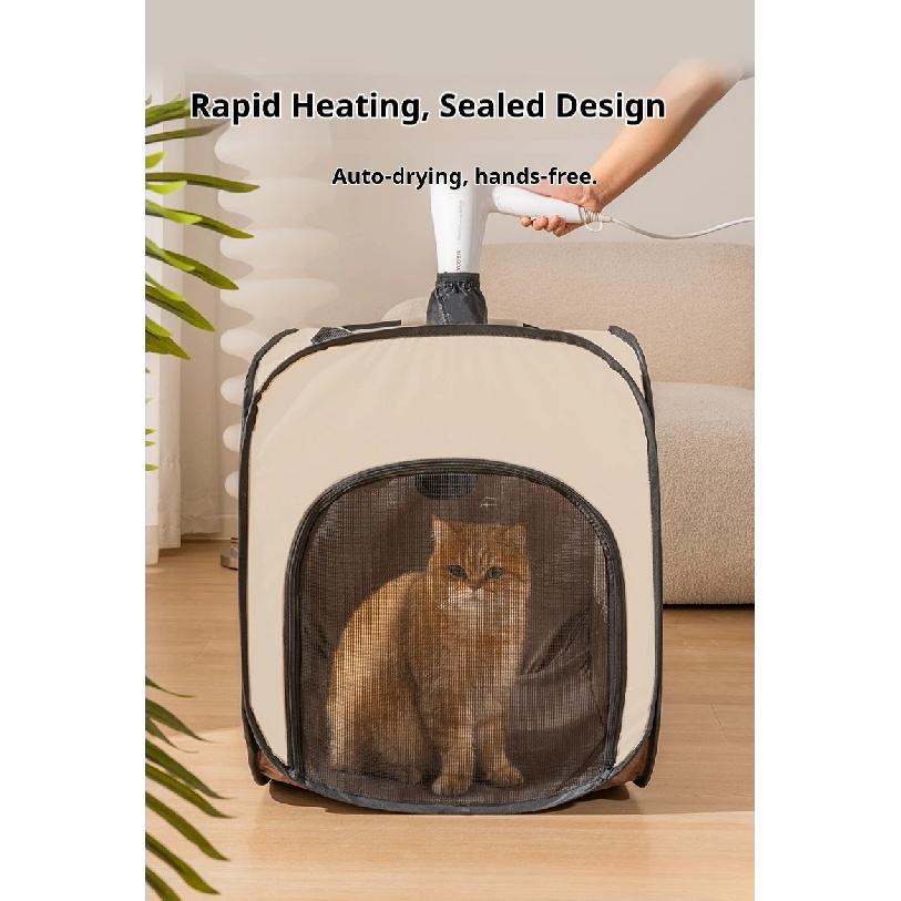 Pet Drying Box for Cats And Dogs Home Use Blow Dryer Water Removal Hair Drying Bag Pet Bathing Tool for Kittens And Puppies