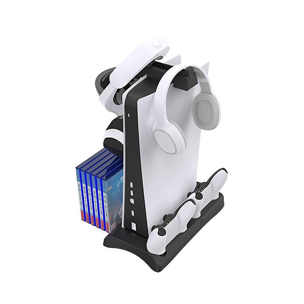 Charging Stand with Cooling Fan Charger Dock Station Game Rack for