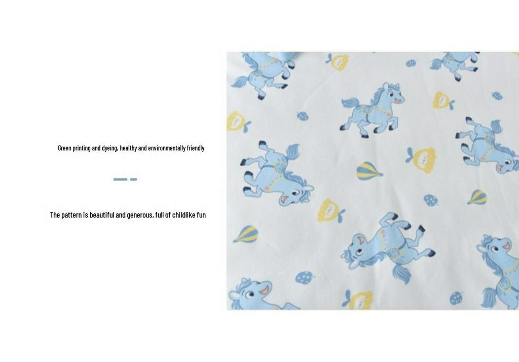 Year of the Horse Baby Swaddling Blanket - Pure Cotton, Thickened for Spring/Autumn, Perfect for Newborns in Delivery Room or Outdoor Use