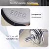 TLXT Electroplated Three-Hole Grip Barbell Dumbbell Weight Plate