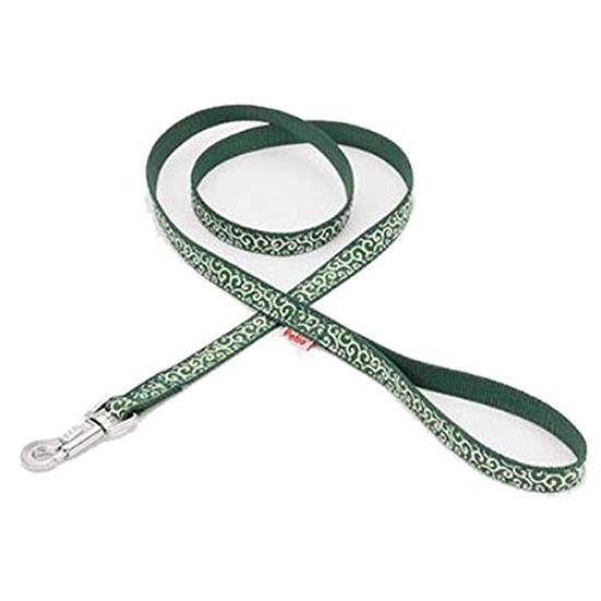 Petio Dog Miyabi Arabesque Size S Leash, Green,