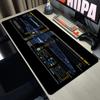 Large Starship Blueprint Pad Desk Pad Mouse Pad Gamer Computer Cabinet Star Trek Game Office Accessories Keyboard Anime Extended