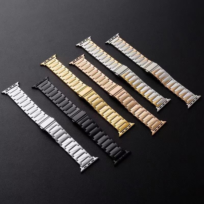 Metal Strap for Apple Watch 45mm 44mm 49mm 40mm 41mm 42/38mm Bracelet Band for Iwatch Series 6 7 8 SE 5 Replacemen Wristband