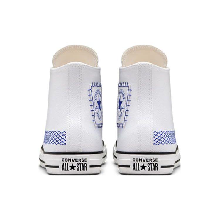 Converse Chuck Taylor All Star Trendy Lightweight High-Top Canvas Shoes Unisex Sneakers White Blue A00779C