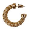 Vintage European-Style Minimalist Hoop Earrings with Retro Mid-Century Design
