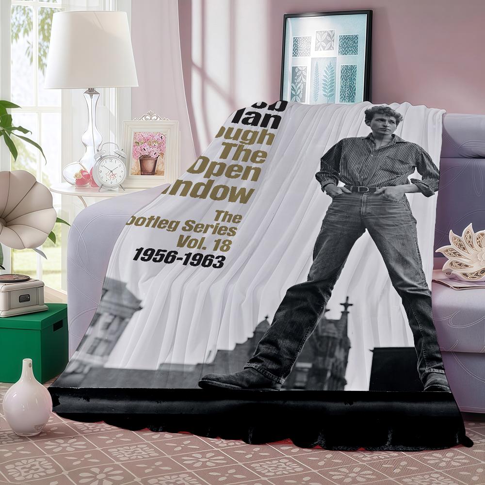 Singer Singer Bob Dylan Blanket Soft and Skin Friendly For Couch Bed Napping Bedspread All Seasons Comforter