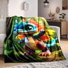 1pc Dragon Fantasy Blanket, Lightweight Flannel Throw Blanket For Sofa, Bed, Travel, Camping, Living Room, Office, Couch, Chair, And Bed