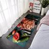 Food Condiment Kitchen Balcony Decor Doormat For Mom Coffee Bean Flannel Floor Mat Indoor Foot Rug Bedside Mats Corridor Carpet