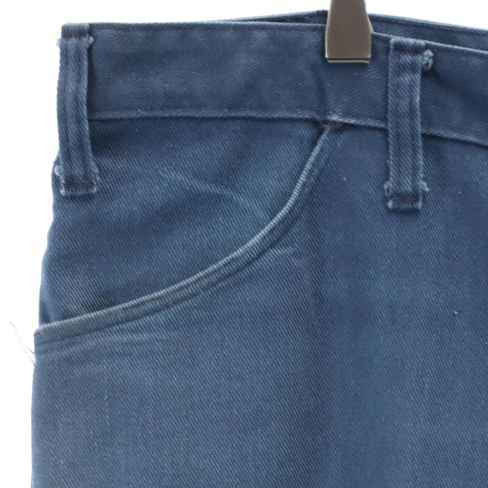 Dickies 80s Talon Zip Vintage Work Pants W42 Blue Biggs Men's Used