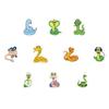500/roll Cartoon Snake Roll Sticker Cute Animal Children DIY Skateboard Suitcase Roll Sticker