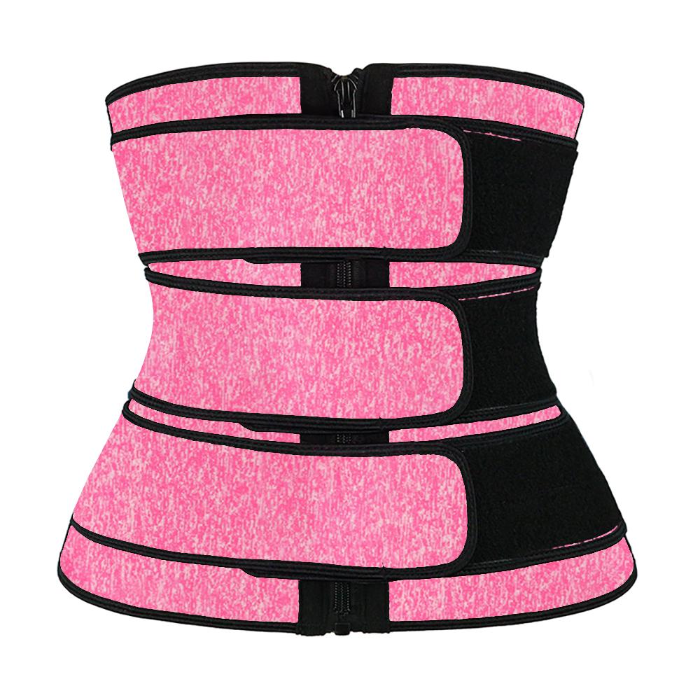 ATBUTY Adjustable Women's Latex Zip Waist Trainer Belt Slimming Waist Trimmers