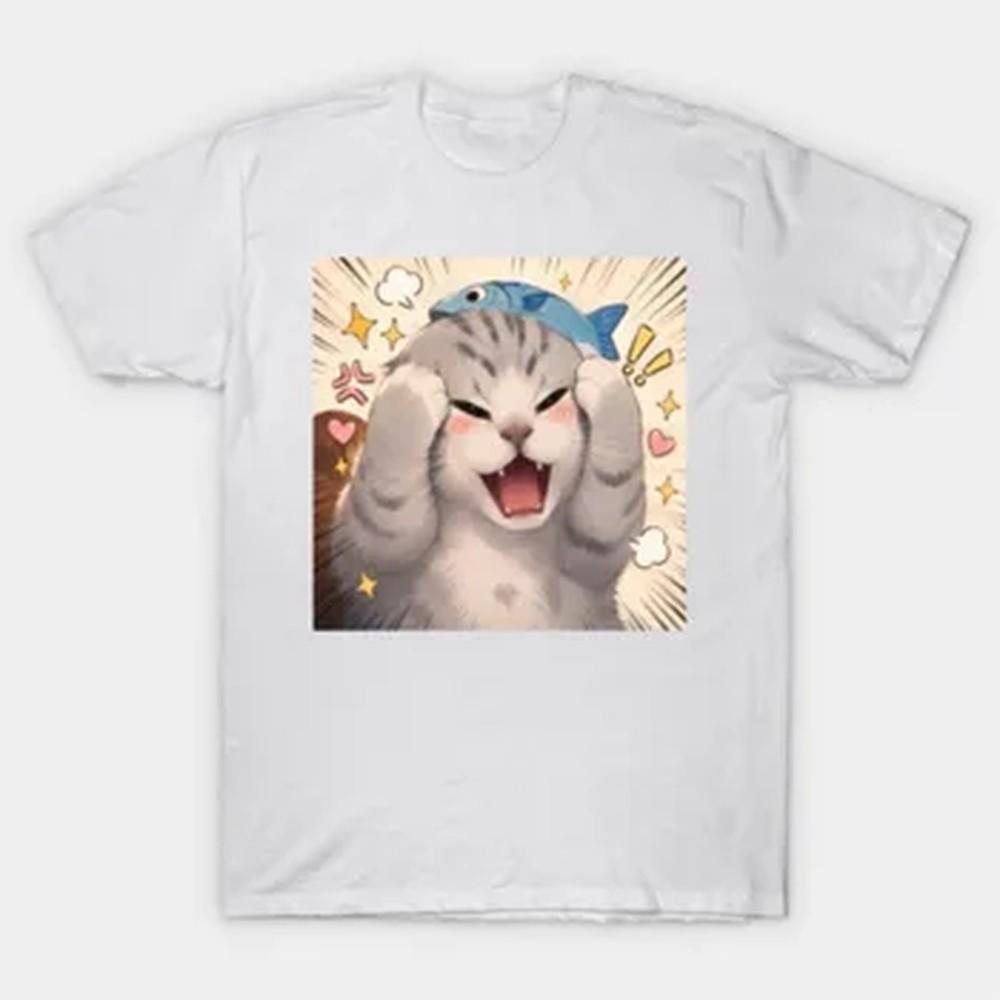 Funny Cat Memes Tshirt For Unisex Unisex 100 Cotton T Shirts Short Sleeve