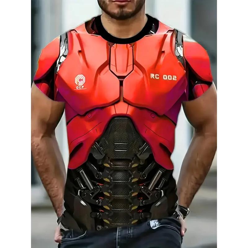 3D-gedruckte Street Casual T-Shirts Herren Damen Neutral Harajuku Cosplay Rundhals Kurzarm Top Locker Lustiges T-Shirt
