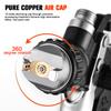 Professional Pneumatic Spray Gun with Adapter Car Aerograph Spraying Gun High Atomization Sprayer for Car Painting and Repair
