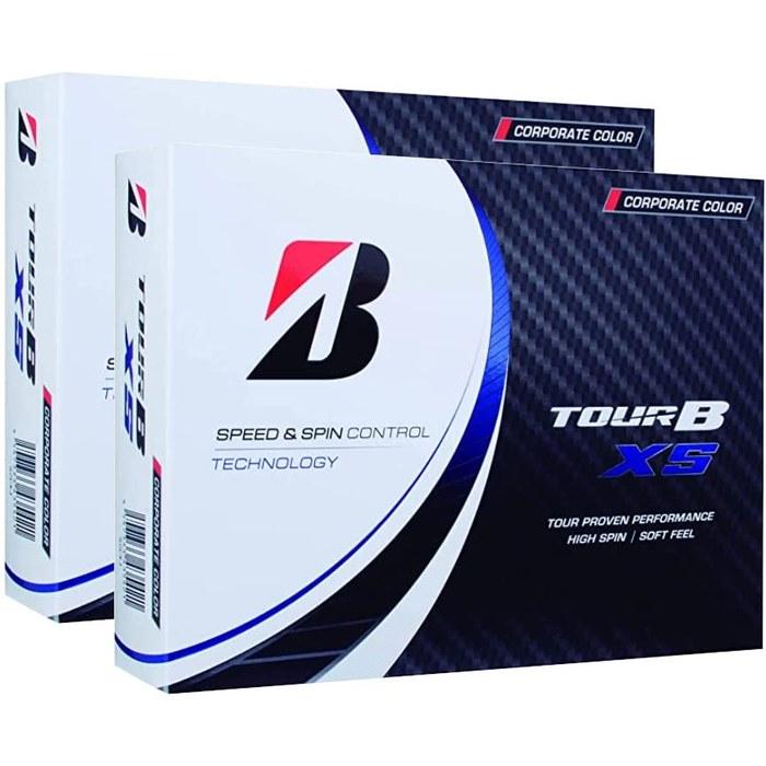 BRIDGESTONE Golf Ball TOUR B XS 2022 Model 24-Count (XS_Corporate) Multicolor