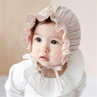 Spitze Neugeborenen Baby Hut Nette Baumwolle Kinder Baby Mädchen Hut Kappe Prinzessin Infant Kleinkind Baby Motorhaube