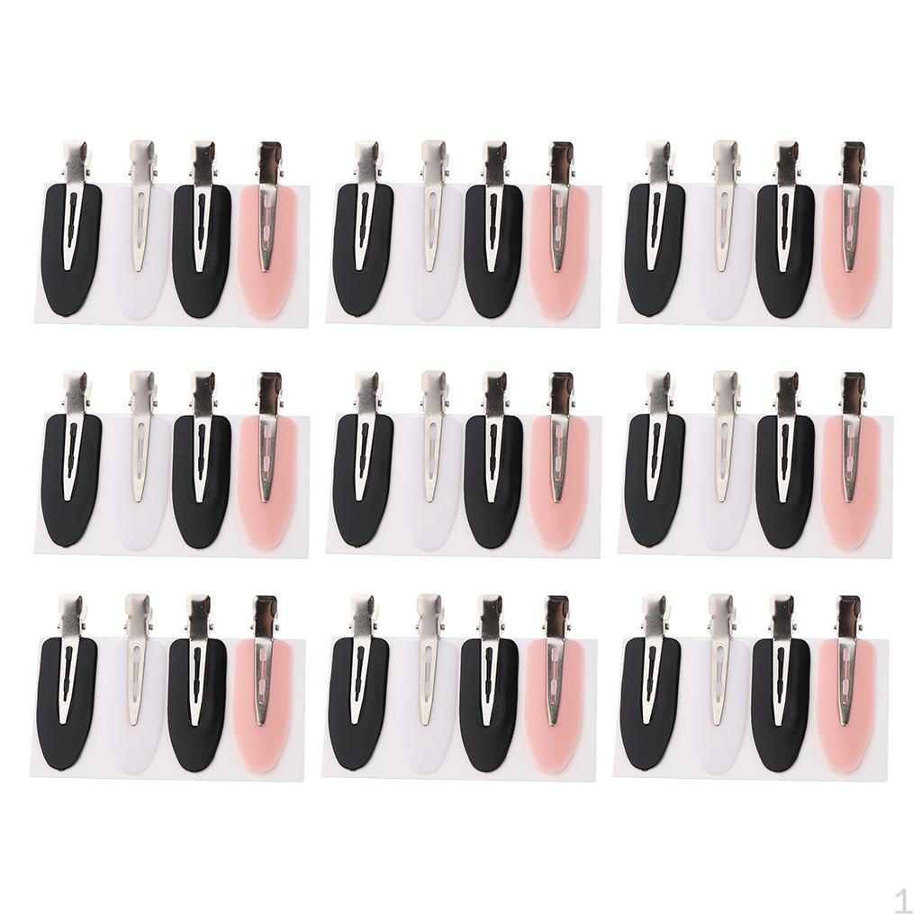 

36PCS Bend Hair Clips Headwear Makeup Styling Clamps