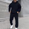 Herren Grenzüberschreitendes Herbst/Winter Mode Hoodie Set: Lässiger lockerer Langarm-Sweatshirt