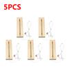 1-10PCS LED Wood Light Display Crystal Wooden Lighted Stand Acrylic Light Plate Base USB Wooden Base Desktop Decor Night Light