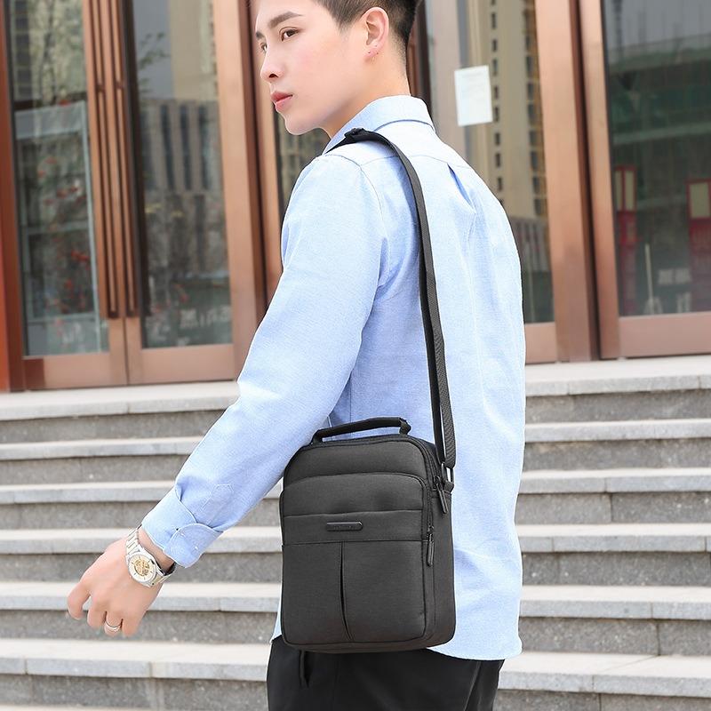 Men's shoulder bag, fashion diagonal bag, business commuter messenger bag, cross bag backpack.