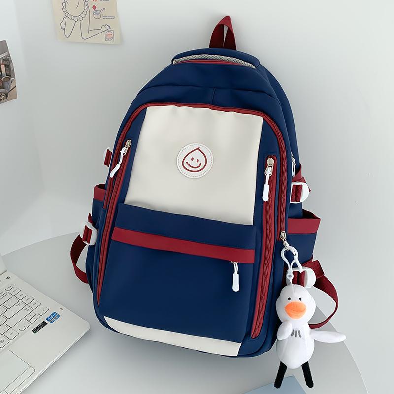 Middle School Students College Students Water Drops Junior High School Girls Primary School Students Contrasted Backpacks