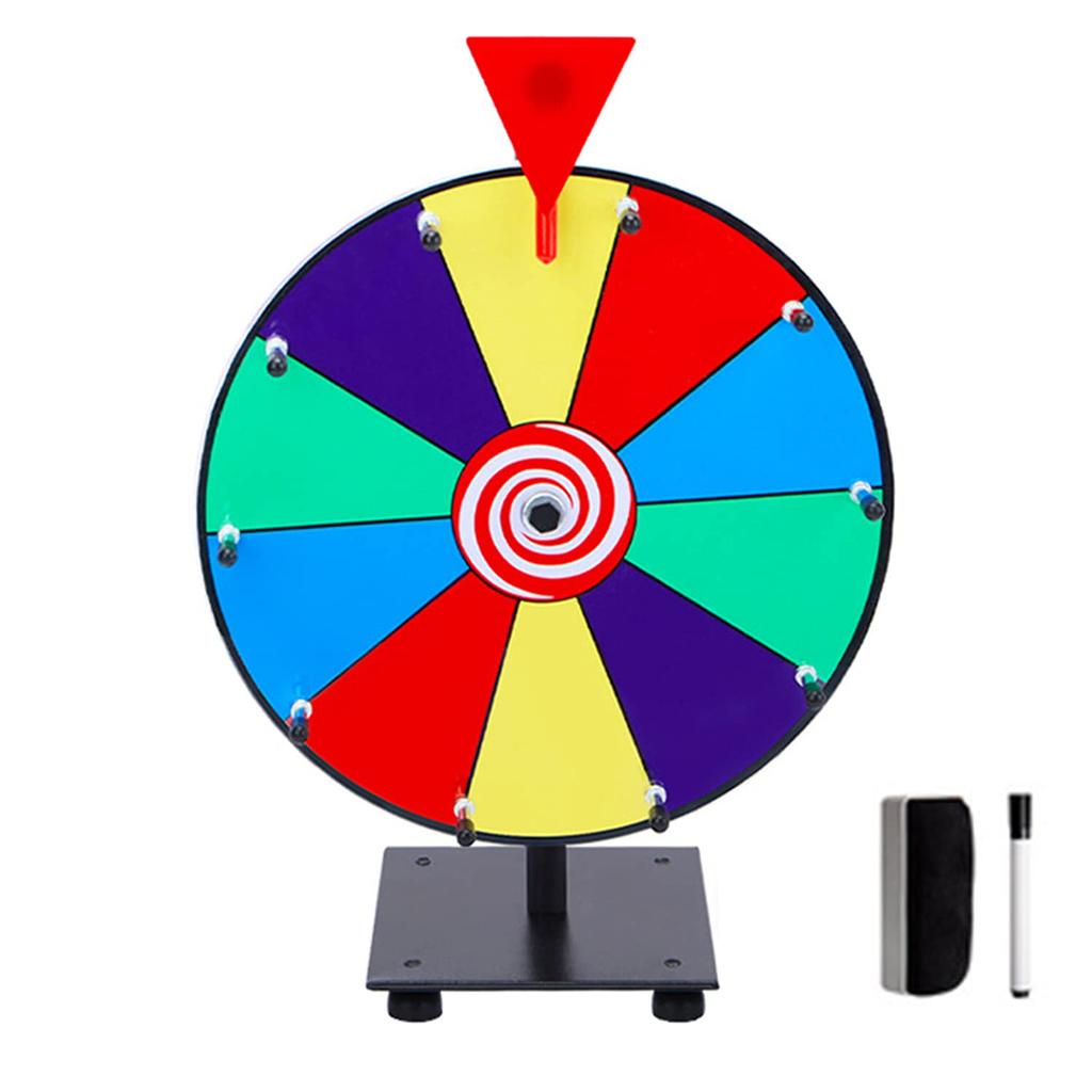 NABESHI Roulette, Tabletop Roulette, Rotating, Perfect for Lottery Drawings, Parties, Events, and Games (30cm)