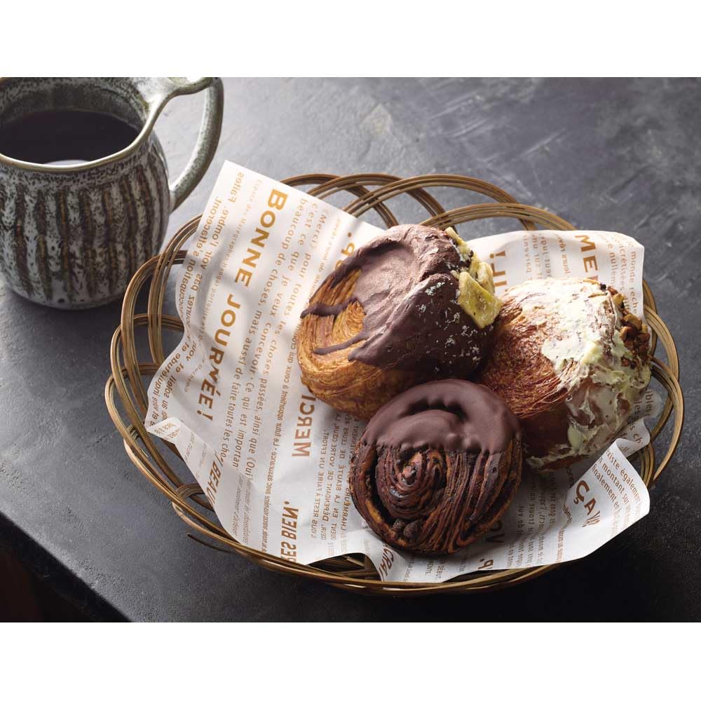 Yamaco Laminated Chocolate 100 x 66409 Double-Sided Sheets, sheets, 25.5 25.5 cm,