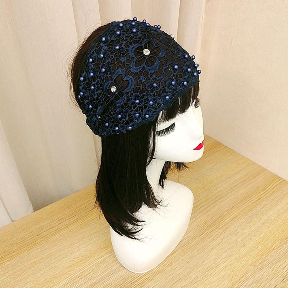 Side  For Women Makeup Women Hairband Lace Hair Hoop Korean Style Headband Hair Accessories