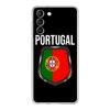 Portugal Flag Soccer 7 Phone Case For Samsung Galaxy S22 5G S20 Ultra S21 FE 5G S10E S9 S8 S10 Plus Note 20 10 Soft Clear Cover