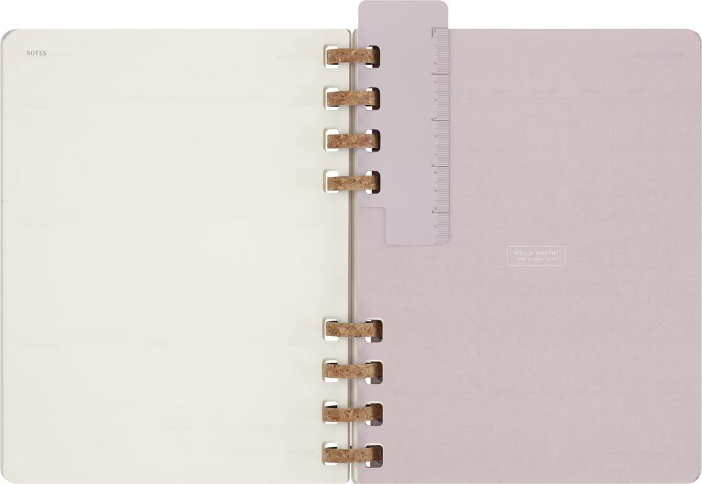 Moleskine Undated Spiral Life Planner Hardcover XL Size wide x Crushed Grape DHUNDSPD2312MWH4 (20.4cm 25.2cm long)