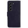 For Infinix Hot 50 Pro 4G Case Solid Color Leather Wallet Phone Cover