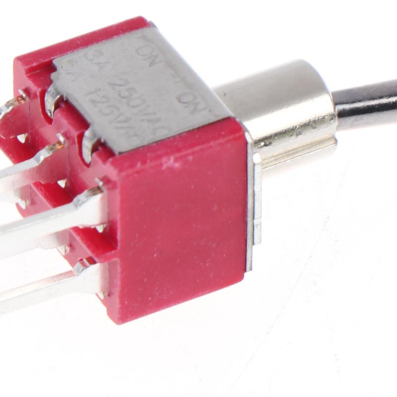 1 Pcs T8019 8021 8301L Vertical Right Angle Pc Thru-Hole Trminal 3A Toggle Switch Salecome T80-T