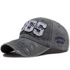 Baseball Cap Embroidery Vintage Washed Cotton Men Snapback Fashion Visor Hip Hop Hat Adjustable For Spring Autum Big Digit 1985 Minimalist