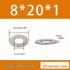 201 Stainless Steel Rust-proof Flat Washer - National Standard Hardware Fasteners with Complete Specifications, In Stock.