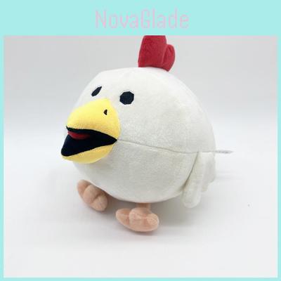 Pistola de Pollo Juguete de Felpa Blanca Animal Muñeco Suave Relleno Para Niños y Coleccionistas