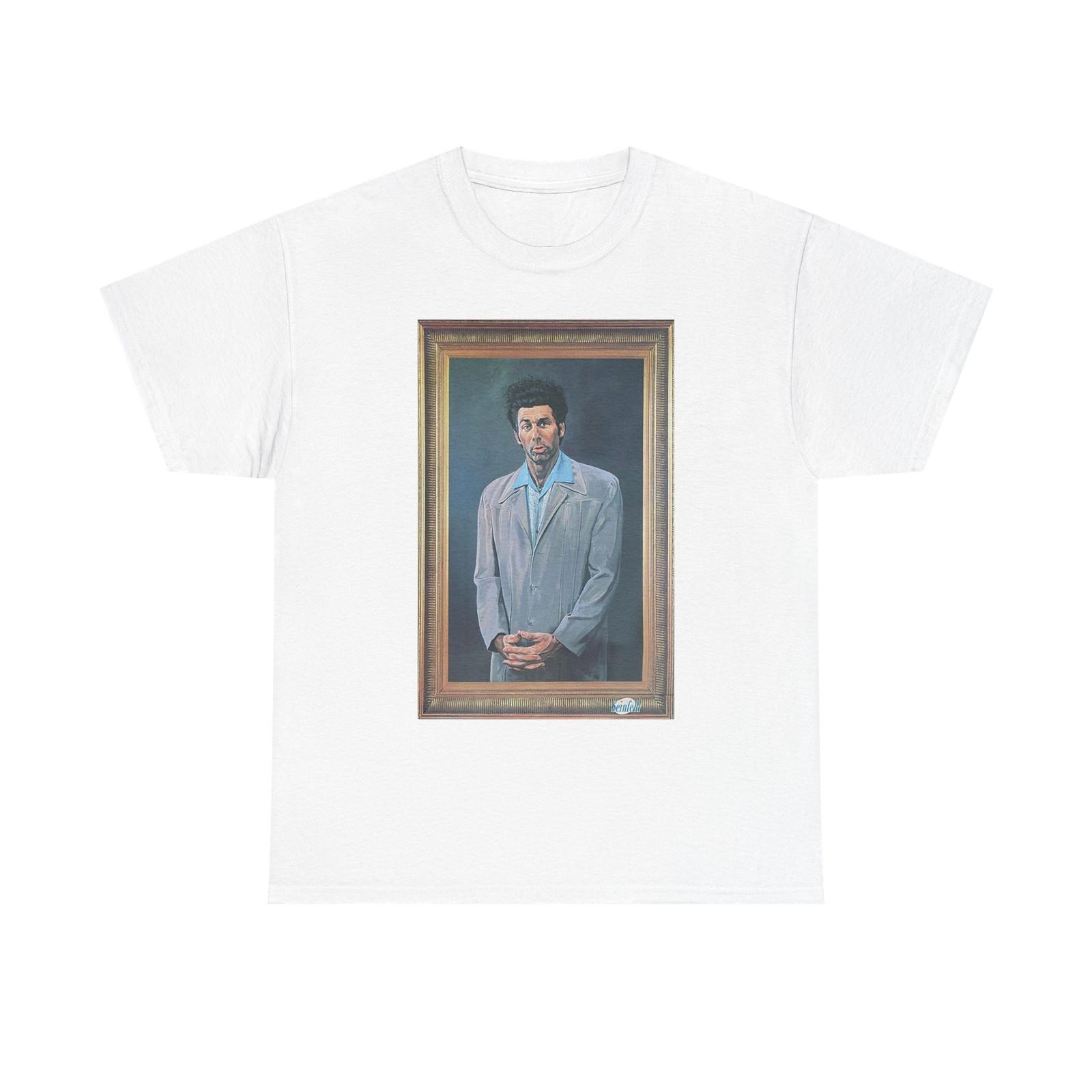kramer Painting Graphic T Shirt Vintage Seinfeld Retro Unisex Heavy Cotton Tee XL