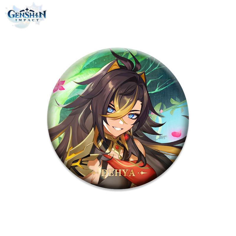 Authorized By MiHoYo 58mm Genshin Impact Theme Serie Character Badges