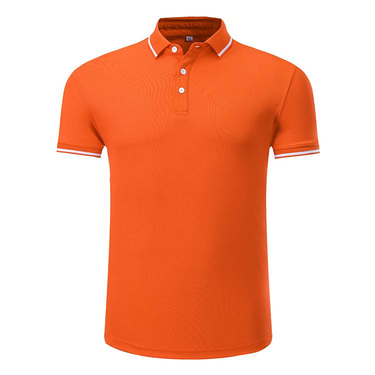 XBLH 1819 180g Pärlförsedd Tencel Bomull Omvänd Krage POLO