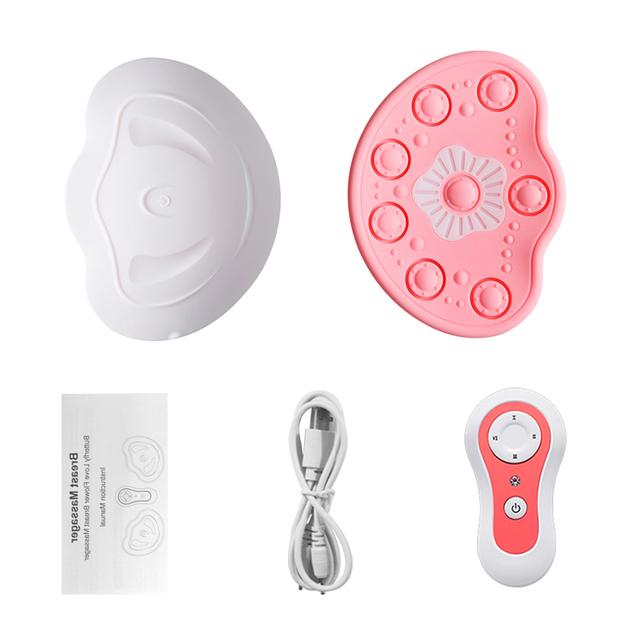 

Wireless Breast Enlargement Massager With Hot Compress Breast Enhancer Anti Sagging Device Breast Massage Therapy Tool