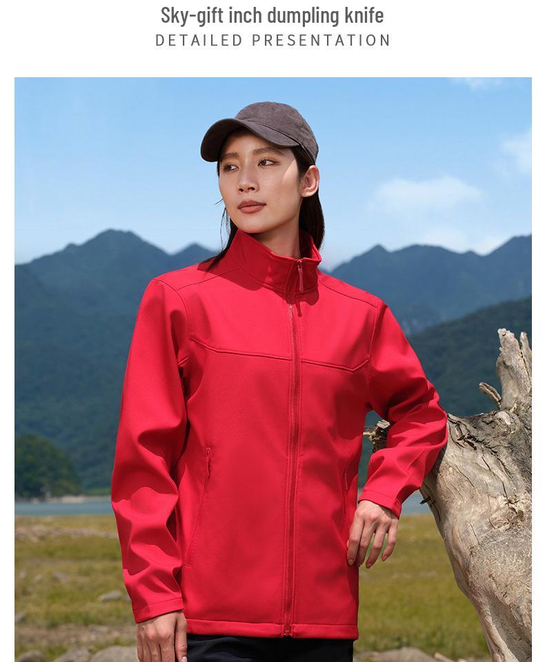 Unisex Windproof Softshell Parka: Waterproof Hiking Jacket for Autumn/Winter