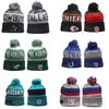 Unisex Strickmütze mit gestickten Buchstaben Warme Wintermütze Verstellbare Passform für Herren und Damen