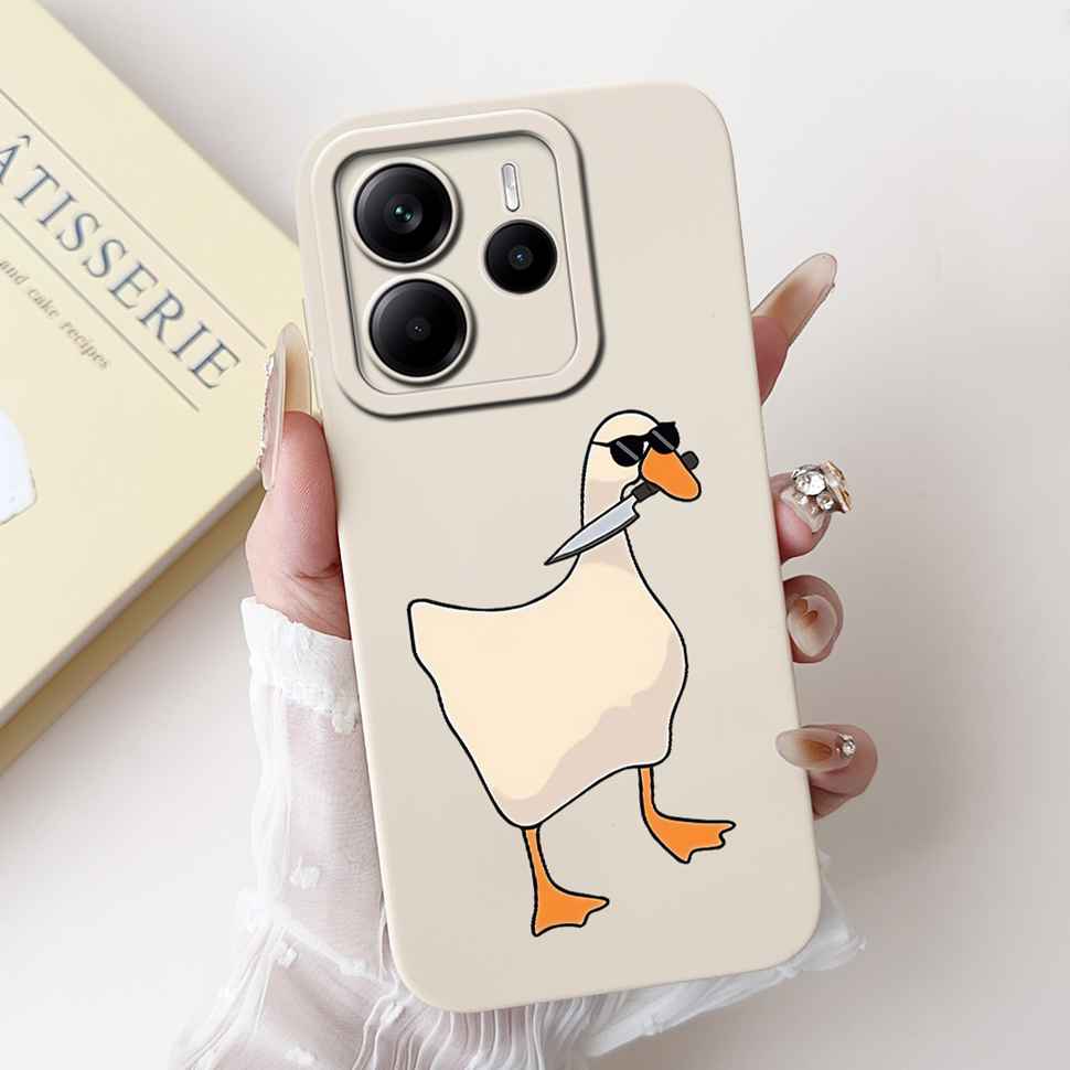 Luxury Rose Cover For Xiaomi Redmi Note 14 5G Case 6.67" Soft Slim Phone Case For Redmi Note 14 Note14 5G Capa Bags