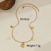 Anello Aperto INS Moda Acciaio Inossidabile Stella Marina Perla - Anello Dito Esagerato Placcato Oro 18K da Donna