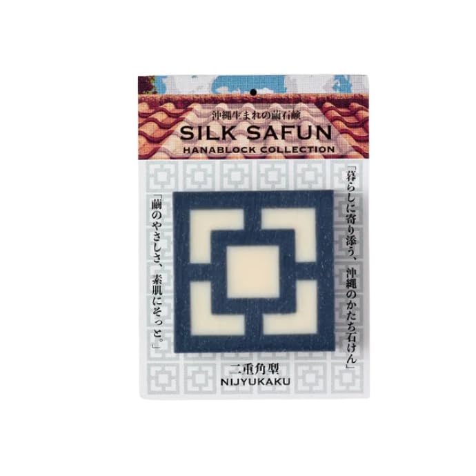 Flower Block Double Corner BlackWhite 40g x 3