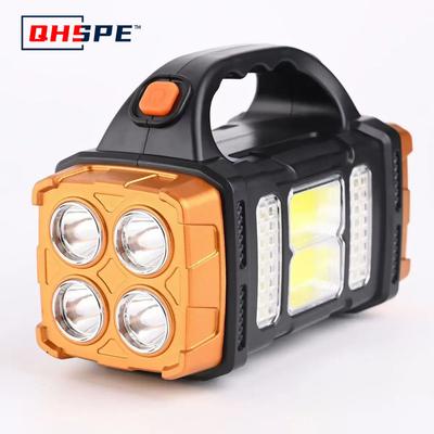 COB Multifunctional Outdoor Solar Emergency Portable Searchlight USB Rechargeable Camping Outdoor Lighting Flashlight
