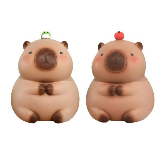 Vinyl Wasserschwein Spardose Cartoon Tier Bargeld Münzaufbewahrungsbehälter Kinder Erwachsene Geldspardose Glas Schreibtischdekoration