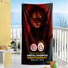 Galatasaray Beach Towel Super Soft Microfiber Quickdry Fabric Comfortable Lightweight